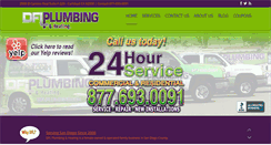 Desktop Screenshot of dflplumbing.com